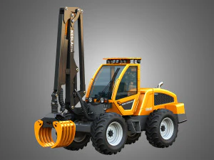 HR46X - Chargeur de grumes Modèle 3D