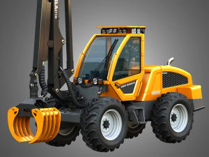 HR46X - Log Loader 3D Model