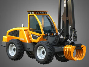 HR46X - Log Loader 3D Model
