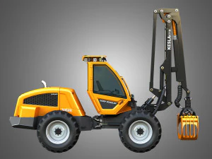 HR46X - Log Loader 3D Model
