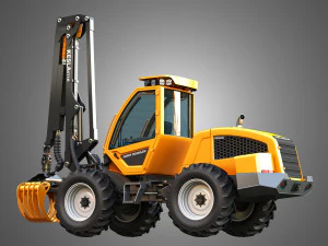 HR46X - Log Loader 3D Model