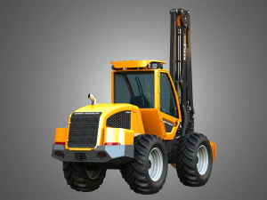 HR46X - Log Loader 3D Model