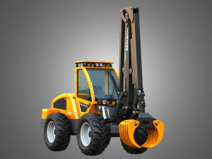 HR46X - Log Loader 3D Model