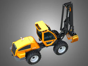 HR46X - Log Loader 3D Model