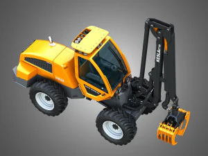 HR46X - Log Loader 3D Model