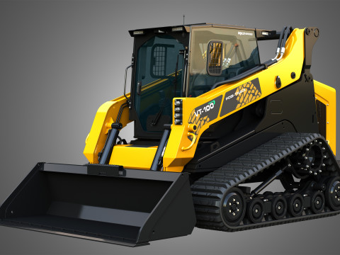 VT-100 Compact Track Loader - Bucket 3D मॉडल