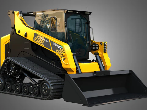 VT-100 Compact Track Loader - Bucket 3D Model