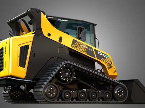 VT-100 Compact Track Loader - Bucket 3D Модель