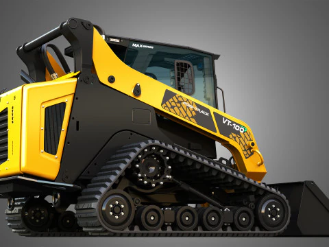 VT-100 Compact Track Loader - Bucket 3D Model