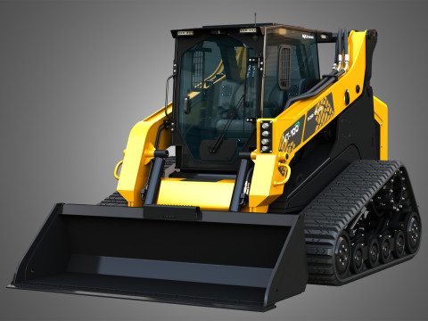 VT-100 Compact Track Loader - Bucket 3D Модель