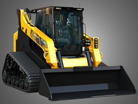VT-100 Compact Track Loader - Bucket 3D Модель