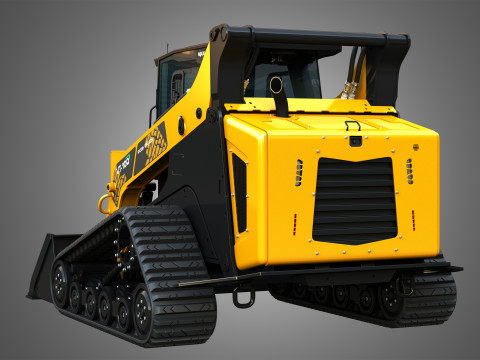 VT-100 Compact Track Loader - Bucket 3D Модель