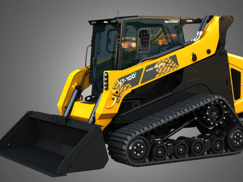VT-100 Compact Track Loader - Bucket 3D Model