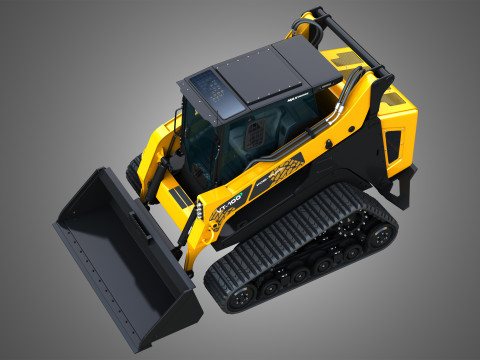 VT-100 Compact Track Loader - Bucket 3D Модель