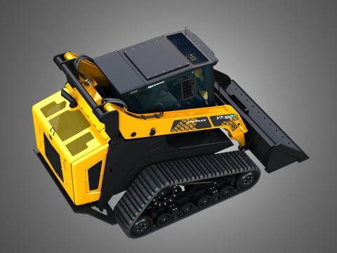 VT-100 Compact Track Loader - Bucket 3D Модель