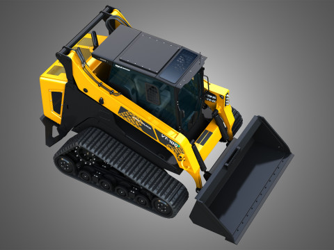 VT-100 Compact Track Loader - Bucket 3D Модель