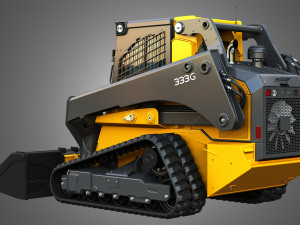 333G Compact Track Loader - Bucket 3D 模型