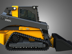 333G Compact Track Loader - Bucket 3D 模型