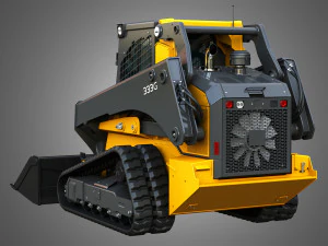 333G Compact Track Loader - Bucket 3D Model