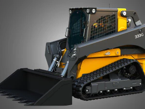 333G Compact Track Loader - Bucket 3D Model