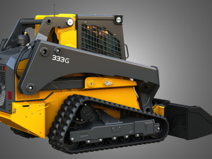 333G Compact Track Loader - Bucket 3D 模型
