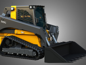 333G Compact Track Loader - Bucket 3D 模型