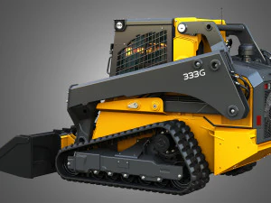 333G Compact Track Loader - Bucket 3D Model