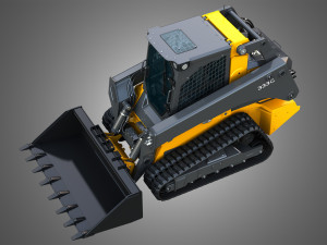 333G Compact Track Loader - Bucket 3D 模型
