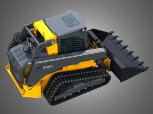 333G Compact Track Loader - Bucket 3D Model
