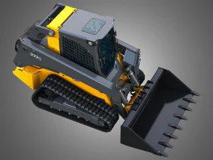 333G Compact Track Loader - Bucket 3D Model