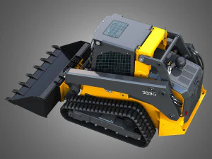 333G Compact Track Loader - Bucket 3D Model