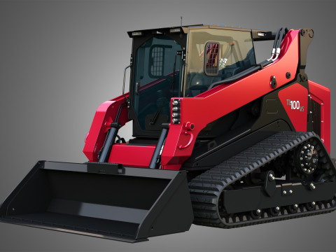 TL100VS Compact Track Loader - Bucket Modello 3D