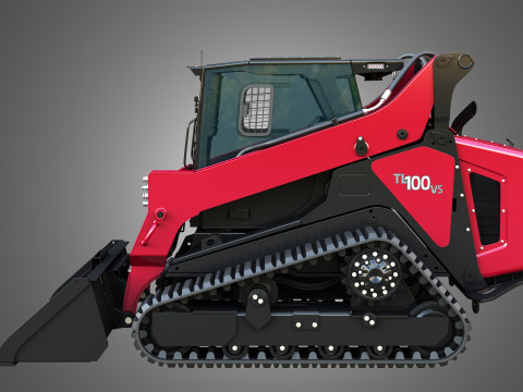TL100VS Compact Track Loader - Bucket 3D Model