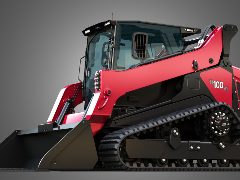 TL100VS Compact Track Loader - Bucket 3D Model