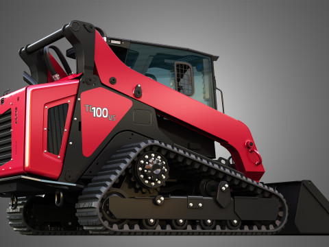 TL100VS Compact Track Loader - Bucket 3D Model