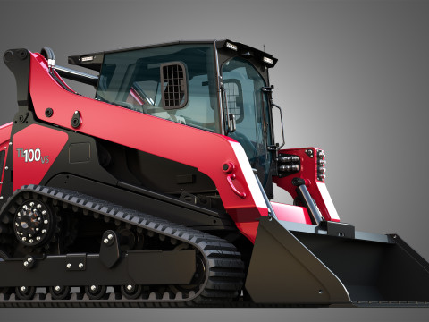 TL100VS Compact Track Loader - Bucket 3D Model