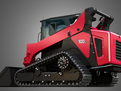 TL100VS Compact Track Loader - Bucket 3D Model