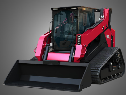 TL100VS Compact Track Loader - Bucket 3D Model