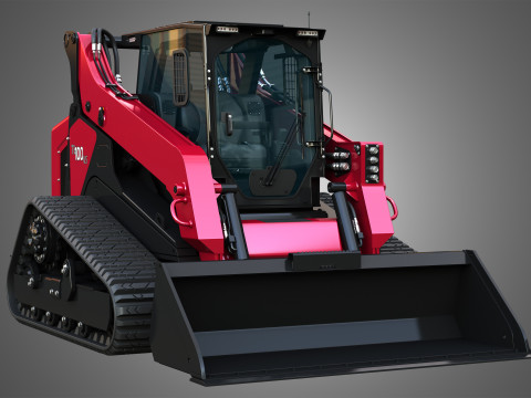 TL100VS Compact Track Loader - Bucket 3D Model