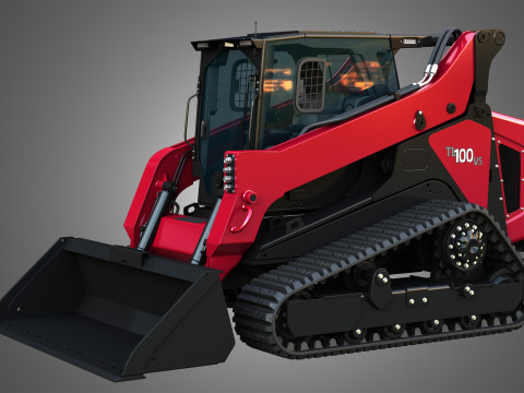 TL100VS Compact Track Loader - Bucket 3D Model