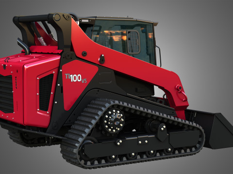 TL100VS Compact Track Loader - Bucket 3D Model