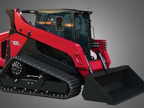 TL100VS Compact Track Loader - Bucket 3D Model