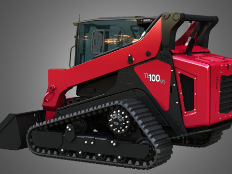 TL100VS Compact Track Loader - Bucket 3D Model