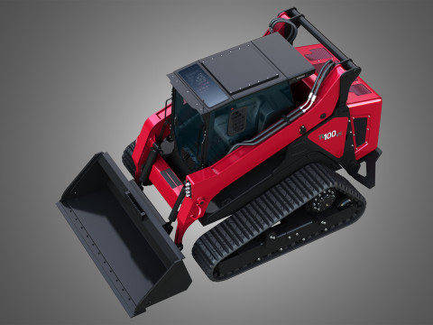 TL100VS Compact Track Loader - Bucket 3D Model