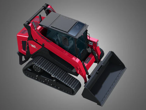 TL100VS Compact Track Loader - Bucket 3D Model