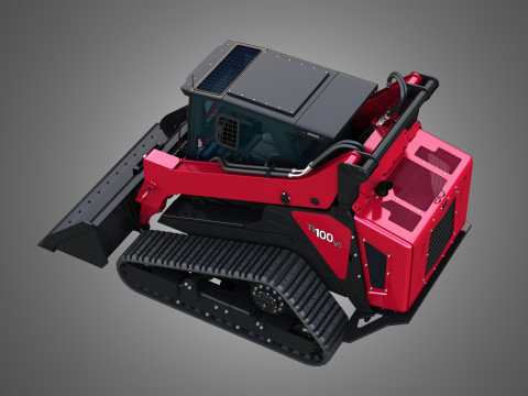 TL100VS Compact Track Loader - Bucket 3D Model