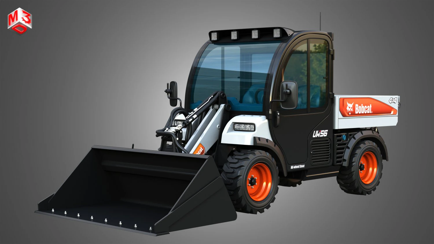 UW56 - Toolcat Utility Work Machine 3D Model .c4d .max .obj .3ds .fbx .stl .blend 