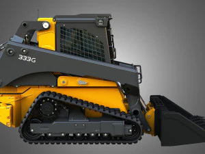 333G Compact Track Loader with Forestry Package - Bucket 3D Model