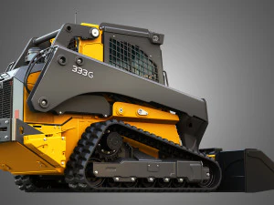 333G Compact Track Loader with Forestry Package - Bucket 3D Model