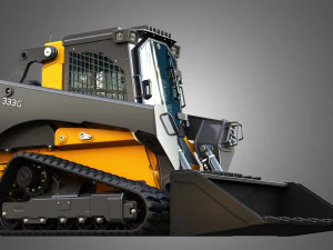 333G Compact Track Loader with Forestry Package - Bucket 3D Model